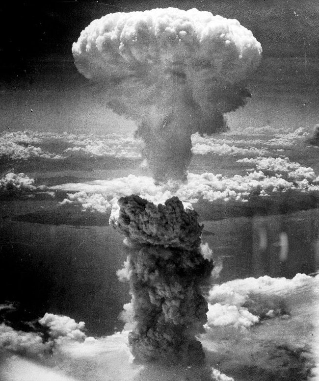 Vụ nổ bom hạt nhân ở Nagasaki vào ngày 9/8/1945.