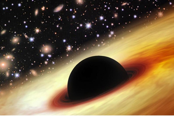 Vũ điệu rực sáng của hai siêu hố đen