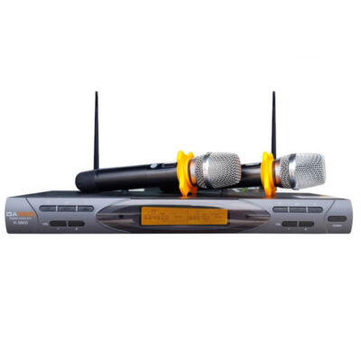 Micro không dây Dapro K-9900 UHF 2 tay, Auto Scan